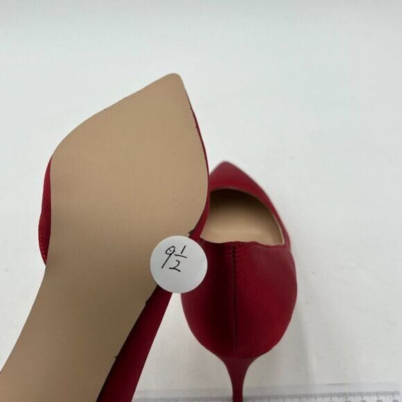 FSJ Red Stain Pointed Toe Dress Shoes D'Orsay High Heels Sexy Formal Pumps - Picture 5 of 7